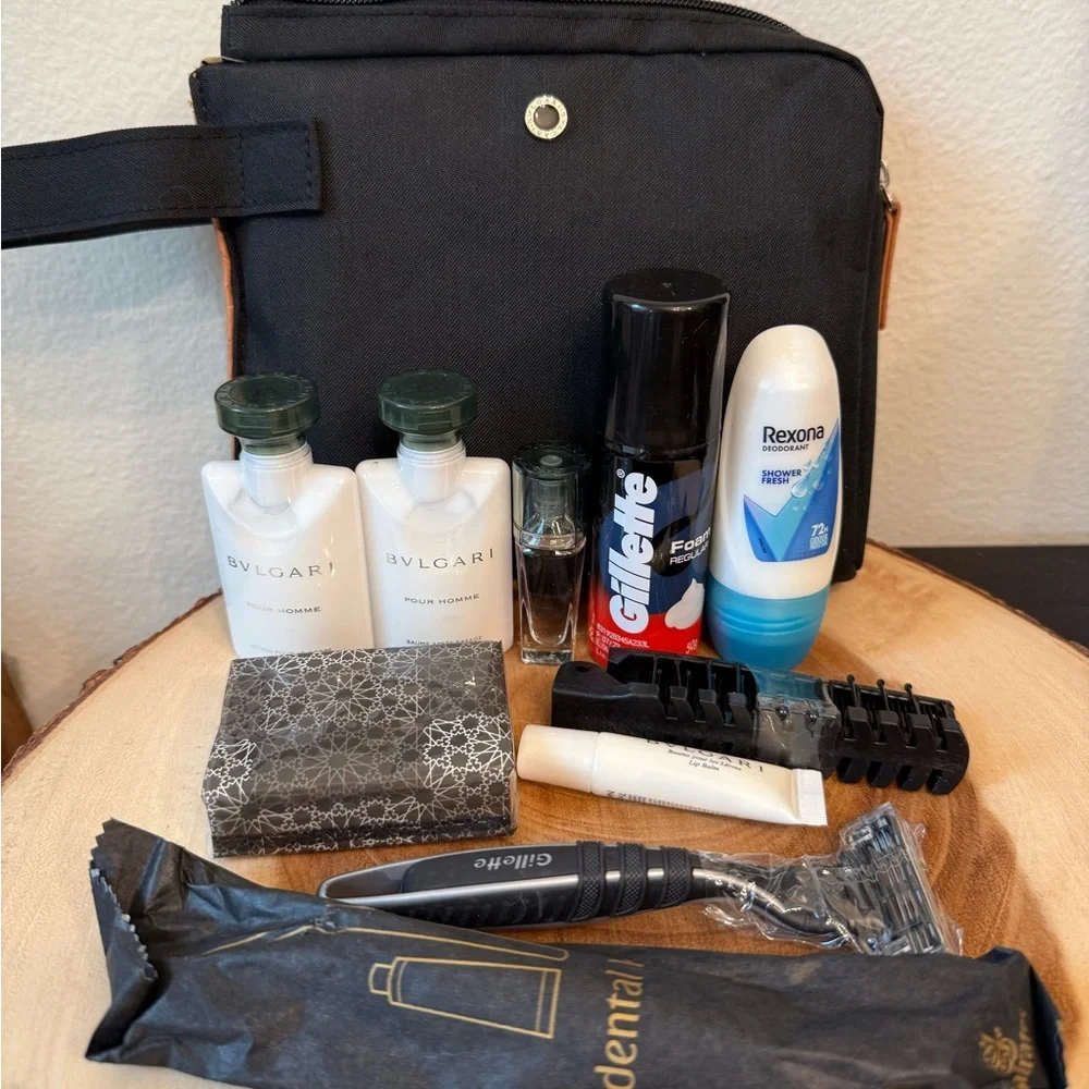 Emirates BVLGARI toiletry bag